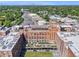 Expansive aerial perspective highlighting the unique architecture and roof features of Ponce City Market at 978 North Ne Ave # 207, Atlanta, GA 30306