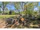 Backyard featuring a fire pit with chairs, perfect for outdoor gatherings and enjoying the cozy atmosphere at 978 North Ne Ave # 207, Atlanta, GA 30306