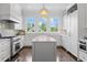 Modern kitchen featuring white cabinetry, an island, and stainless steel appliances at 1116 Dan Johnson Ne Rd, Atlanta, GA 30307