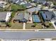 Aerial view shows the ideal location close to home with pickleball and tennis court at 348 Ellington Dr, Canton, GA 30115
