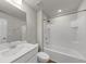 Bathroom showcases a tub-shower, providing a space that is bright, clean, and functional at 348 Ellington Dr, Canton, GA 30115