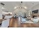 Spacious clubhouse features an entertaining kitchen, sitting areas and a fireplace at 348 Ellington Dr, Canton, GA 30115