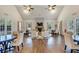 Spacious clubhouse with fireplace, furniture and decor provides a comfortable place to gather at 348 Ellington Dr, Canton, GA 30115
