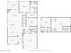 Detailed floor plan showcasing the layout of this home's two floors, including the kitchen, living room, and bedrooms at 348 Ellington Dr, Canton, GA 30115