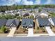 Aerial view of a well-planned residential neighborhood with neatly arranged homes at 348 Ellington Dr, Canton, GA 30115