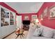 Elegant living room featuring custom built-ins and tasteful decor for comfortable living at 1826 Bedfordshire Ct, Decatur, GA 30033