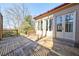 A charming wooden porch with views of the yard offers the perfect outdoor relaxation spot at 3593 Hemphill St, Atlanta, GA 30337