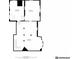 Basement floor plan outlining the space with labeled dimensions, stairs, and overall layout at 3593 Hemphill St, Atlanta, GA 30337