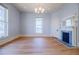 Bedroom with a fireplace and beautiful balcony view at 3593 Hemphill St, Atlanta, GA 30337