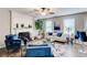 Bright living room featuring fireplace, sofa, modern furniture and lots of natural light at 2121 Silva Ct, Conley, GA 30288