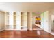 Hardwood living room floors with a view to kitchen at 2285 Peachtree Ne Rd # 604, Atlanta, GA 30309