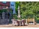 Inviting outdoor patio with comfortable seating, perfect for relaxing and enjoying the surrounding greenery at 2285 Peachtree Ne Rd # 604, Atlanta, GA 30309
