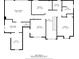 Second floor layout featuring bedrooms, bathrooms, laundry room, and walk-in closet at 13070 Tidewater Xing, Alpharetta, GA 30005
