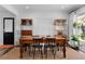 Inviting dining room with hardwood floors and sliding doors to the backyard at 2123 Juanita St, Decatur, GA 30032
