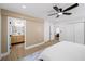 Relaxing bedroom with bathroom access, neutral tones, and double closets at 1282 Eastridge Sw Rd, Atlanta, GA 30311