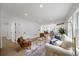Inviting living area featuring updated flooring, modern furnishings, and fresh neutral paint at 1282 Eastridge Sw Rd, Atlanta, GA 30311