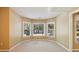 Basement featuring a bay window offering plenty of natural light and neutral carpeting at 3925 Waterford Dr, Suwanee, GA 30024