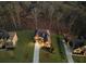 Beautiful aerial view of home showcasing the lawn, landscaping and proximity to trees at 4538 Sterling Pointe Nw Dr, Kennesaw, GA 30152