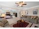 Open main bedroom floorplan with sitting area, fireplace, and seamless flow for relaxation and entertainment at 4538 Sterling Pointe Nw Dr, Kennesaw, GA 30152