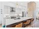 Modern kitchen with a large island, stainless steel appliances, and sleek cabinetry at 2424 Memorial Se Dr # 3, Atlanta, GA 30317