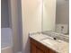 Bathroom vanity with granite countertop and tub at 502 Pryor St # 207, Atlanta, GA 30312