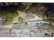 Aerial view of property within neighborhood showing property lines and proximity to surrounding streets at 5098 Meadows Rd, Powder Springs, GA 30127