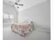 Bedroom featuring vaulted ceiling, ceiling fan, carpeted floor and double windows at 1754 Water Springs Way, Dacula, GA 30019