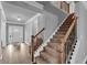 Inviting foyer with hardwood floors, staircase, and natural light at 505 Bryson Lake Cir, Douglasville, GA 30134