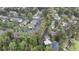Aerial view of the complex showcasing well-maintained grounds, ample parking, and community pool and tennis court at 6820 Glenridge Dr # C, Sandy Springs, GA 30328