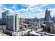 Panoramic aerial view showcasing modern architecture and a rooftop pool amidst the skyline at 860 Peachtree Ne St # 2716, Atlanta, GA 30308
