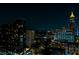 Stunning night view of the city skyline with illuminated buildings, creating a vibrant urban ambiance at 860 Peachtree Ne St # 2716, Atlanta, GA 30308