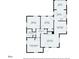 Detailed floor plan showcasing the layout of the bedrooms, kitchen, living room, and bathrooms at 1700 John Calvin Ave, Atlanta, GA 30337