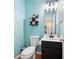 Intimate powder room with updated sink and cabinets at 210 Cole Ct, Canton, GA 30114
