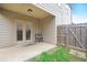 Outdoor patio with seating and a gate leading to the yard at 4354 Favored Way, Union City, GA 30291
