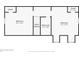 Second floor layout featuring two bedrooms, bathroom, and closets at 495 Stratford Dr, Douglasville, GA 30134
