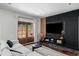 Inviting living room featuring modern design, a stylish TV console, and a comfortable sectional at 65 Peachtree Memorial Nw Dr # 5, Atlanta, GA 30309
