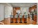 Kitchen with center island and counter seating at 68 Spence Se Ave, Atlanta, GA 30317