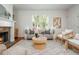 Cozy living room with fireplace at 68 Spence Se Ave, Atlanta, GA 30317
