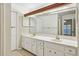 Bathroom with a double vanity, marble countertops and tile flooring at 45 Willow Ne Gln, Atlanta, GA 30342