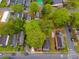 An overhead shot of a street with houses and mature trees in the area at 926 Welch Sw St, Atlanta, GA 30310