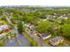 Residential neighborhood with tree-lined streets and a mix of housing styles and parking lot at 926 Welch Sw St, Atlanta, GA 30310