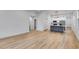Large living space featuring hardwood floors and a modern kitchen at 926 Welch Sw St, Atlanta, GA 30310