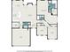 Detailed floor plan showing room dimensions and layout of the home at 1195 Awenasa Dr, Villa Rica, GA 30180