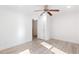 Bedroom features neutral paint, light wood floors and a door to a hall for easy access at 383 6Th Ne St # 4, Atlanta, GA 30308