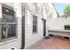 Outdoor brick patio with grill and built-in countertop, perfect for entertaining at 383 6Th Ne St # 4, Atlanta, GA 30308