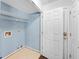 Laundry room with overhead shelving and washer hookups at 3898 Hadley Farm Dr, Marietta, GA 30066
