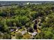 Aerial shot of a neighborhood and home's location near Tucker's Main Street at 4519 Sims Ct, Tucker, GA 30084