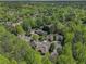 Scenic aerial view of the neighborhood with tree-lined streets and well-maintained homes at 1935 Northbrooke Ln, Atlanta, GA 30338