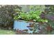 Charming backyard featuring a galvanized planter filled with beautiful flowers and lush greenery at 2574 Warwick Dr, Marietta, GA 30062