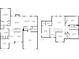 Floor plans featuring bedrooms, kitchen, living areas, garage, loft, and bathrooms at 4650 Brighton View Trl, Cumming, GA 30040